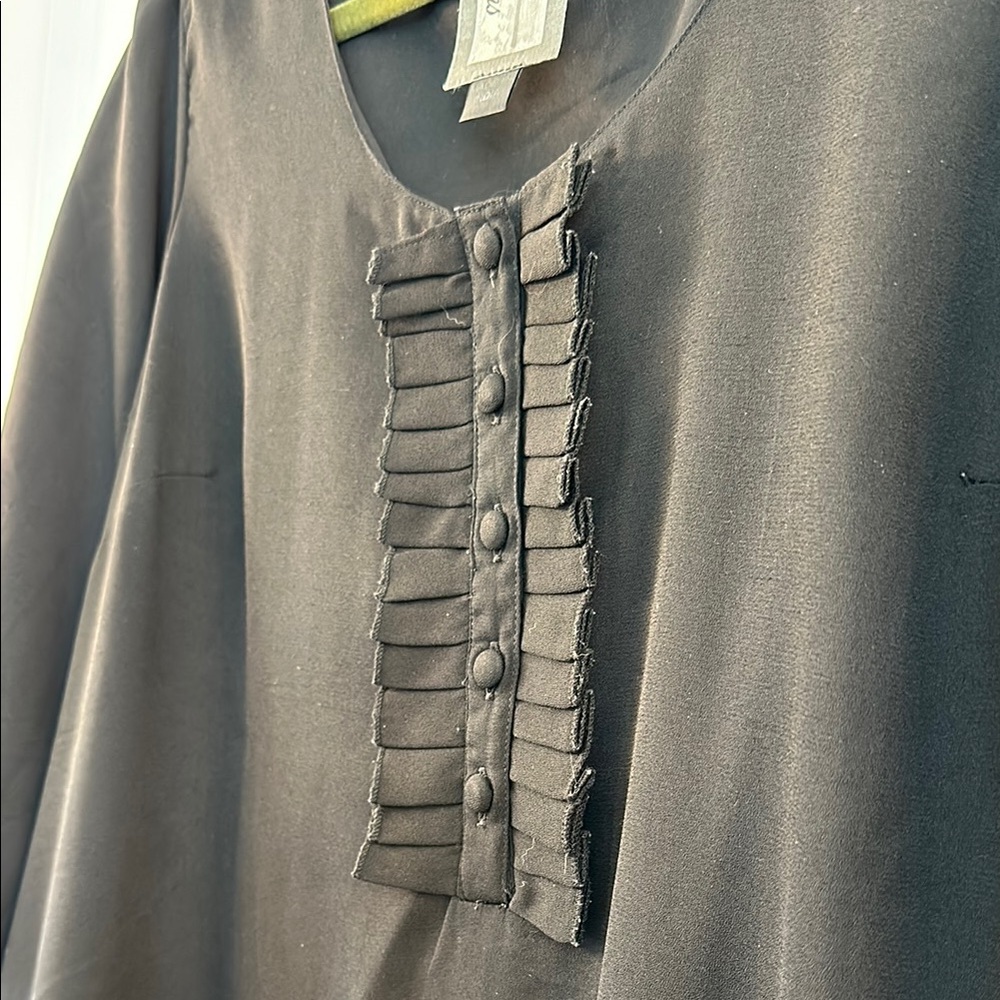 Black Ruffle Dress - Picture 4 of 4